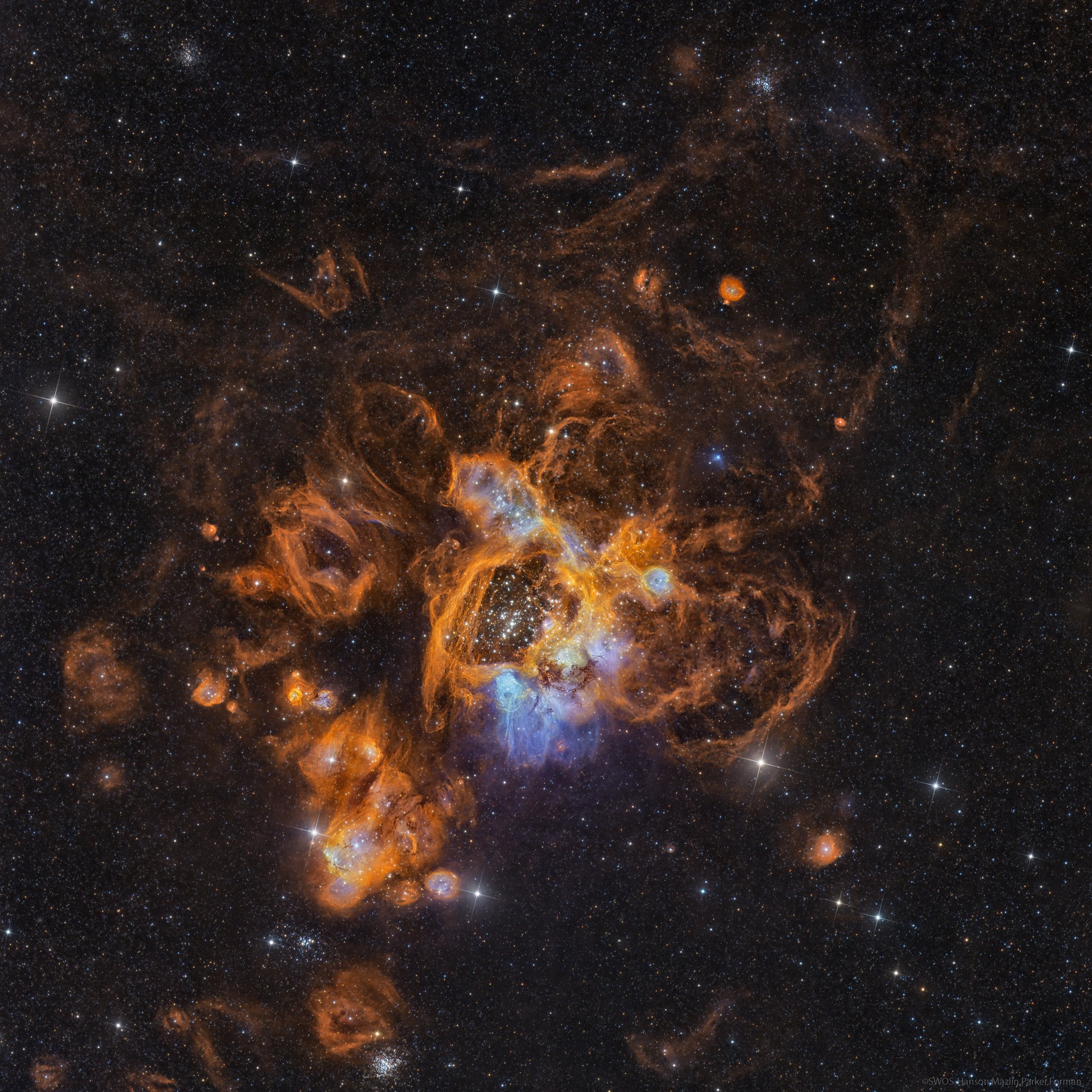 Hanson Astrophotography-N44 Superbubble in LMC